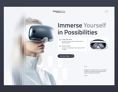 PolarisGlide - VR glasses hero concept
