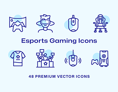48 Esports Gaming Icons