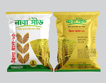 Paddy Seed Packaging Design | Naba Crop Care Ltd. (NGI)