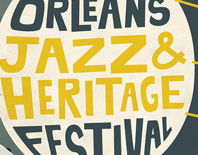 New Orleans Jazz & Heritage Poster