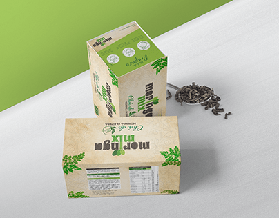 Moringa Tea Packaging Design