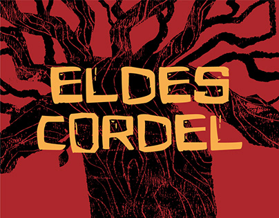 Eldes Cordel as a horror font