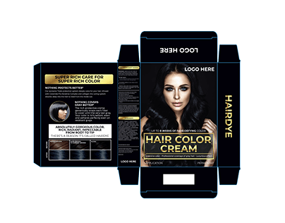 Hair Color Cream Package