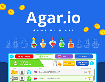 Agar.io - Game UI & Art