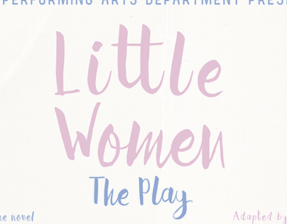 Little Women The Play FDU Theater Poster Contest