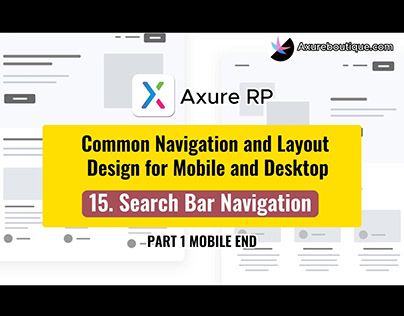 Common Navigation and Layout Design: 15.Search Bar