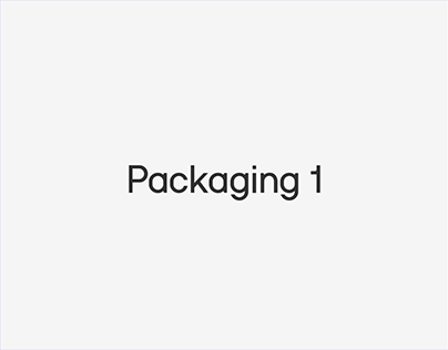 Packaging designs No.1