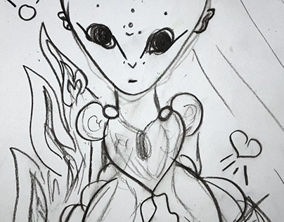 Alien girl