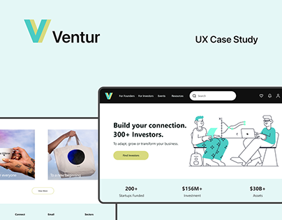 Ventur - Venture Capital Firm Website | UX Case Study