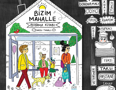 'Bizim Mahalle' Coloring Book