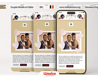 Mireille & Cedric | Belgique | Site web de mariage