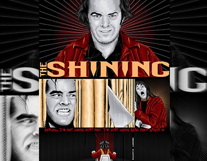 Alternative poster design for the shining