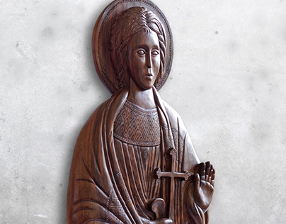 Religious icon Carving - St. Trifun (Tryphon)