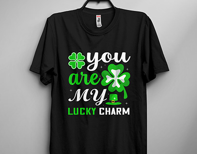 you are my lucky charm t-shirt design