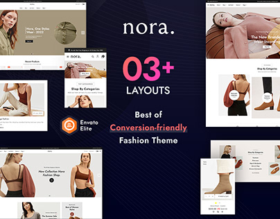 Nora - eCommerce Fashion apparels Clothes Theme
