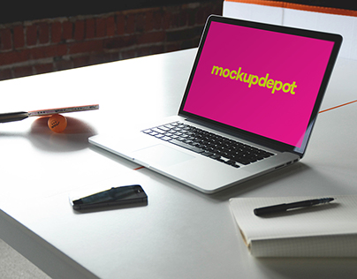 4K Macbook Pro v3 PSD mockup by Mockup Depot