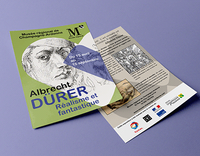 Flyer pour exposition Albrecht Dürer