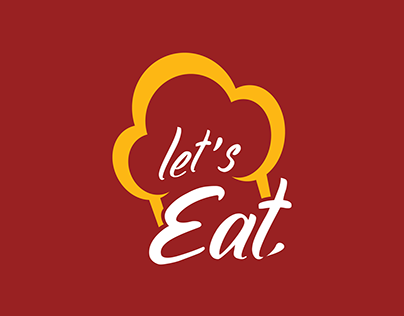 Let's Eat - Food Catering Logo Design
