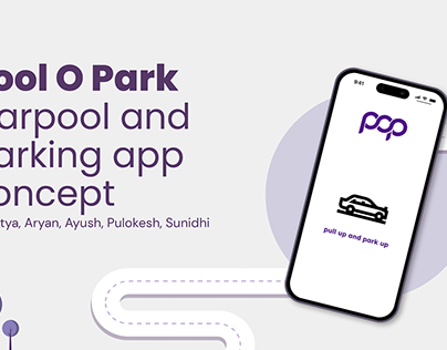 UI/UX - POP (car pool app)