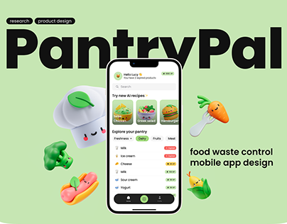 Food waste control app | Product design
