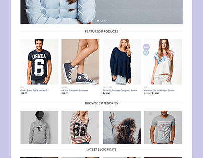 Landing Page Design for E-commerce Business