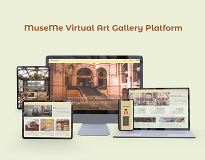 MuseMe - Virtual Art Gallery- Product Design