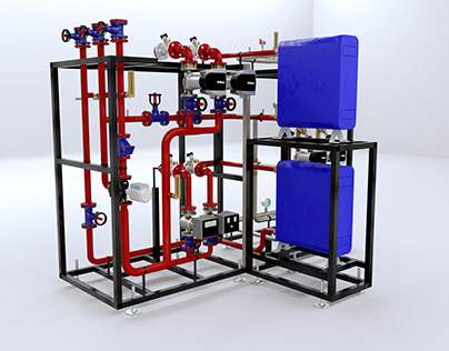 Industrial heating system (heating boilers)