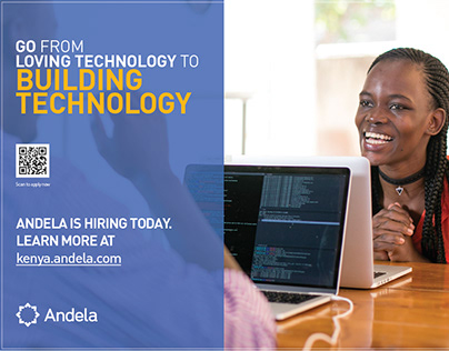 Andela is Hiring - Mall Posters