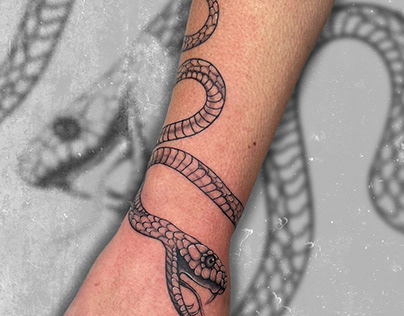 Projekt postu na instagram tatuatora
