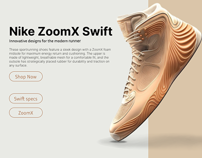 Nike ZoomX personal proyect design