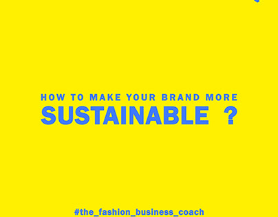 How to make your brand more sustainable?