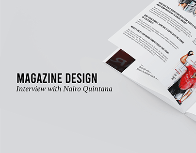 Design of an article (interview)