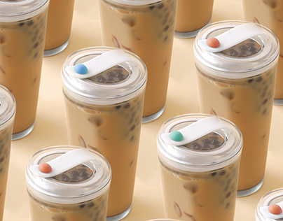 FLOAT：Non-Straw Glass Cup For Bubble Tea