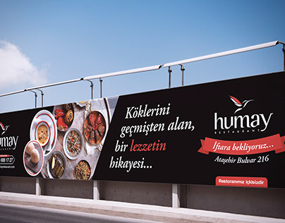 Humay Restaurant Açıkhava Reklamları