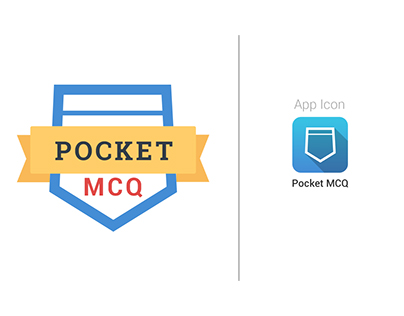 Logo Design for Pocket MCQ - An app for students