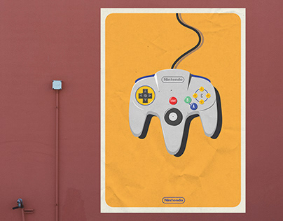 Nintendo Joysticks Thematic Poster Series