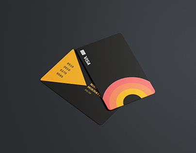 Дизайн банковской карты / Minimalistic bank card design