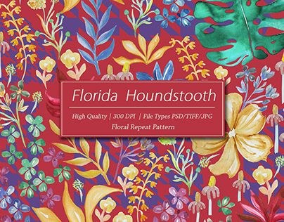 Florida Houndstooth Pattern