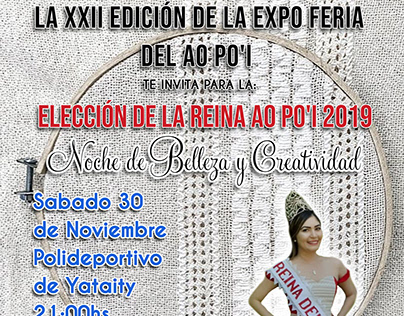 Expo Feria del AO Po´i - Flyer