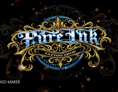 Pure Ink Tattoo Shop Logo - Logo Maker