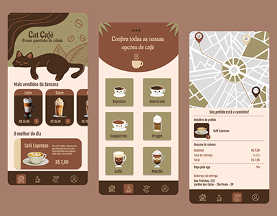 Mobile App - Cat Café