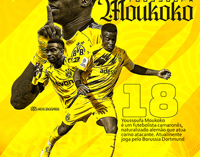 Youssoufa Moukoko - Player of Borussia Dortmund.