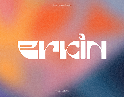 Erkin Typeface - Psychedelic & Modern