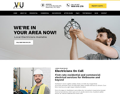 Electrical Services Web Design