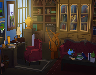 Library background