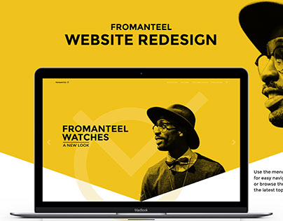 Fromanteel Watches // Website Redesign