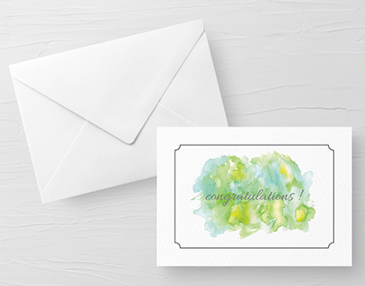 Simple Watercolor Greeting Cards