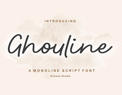 Ghouline Script Font