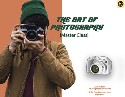 Photography Master Class Poster Design