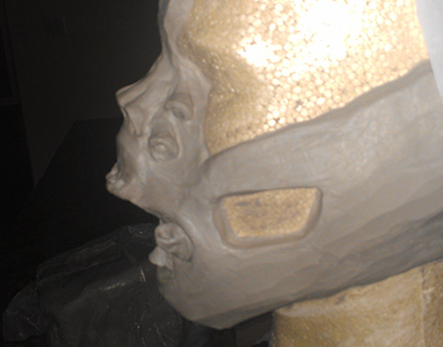 Bane Mask Sculpture for Casting